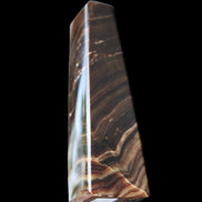 Chocolate Calcite obelisk 128*35*32mm 301g in sunlight - Rocks and Things Store