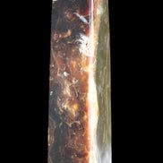 Chocolate Calcite obelisk 132*30*28mm 282g in sunlight - Rocks and Things Store
