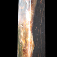 Chocolate Calcite obelisk 132*30*28mm 282g in sunlight - Rocks and Things Store