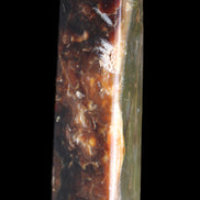 Chocolate Calcite obelisk 132*30*28mm 282g in sunlight - Rocks and Things Store