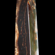 Chocolate Calcite obelisk 132*30*28mm 282g in sunlight - Rocks and Things Store