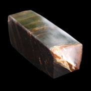 Chocolate Calcite obelisk 105*35*32mm 295g in sunlight - Rocks and Things Store