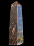Chocolate Calcite obelisk 110*32*27mm 187g in sunlight - Rocks and Things Store