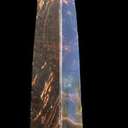 Chocolate Calcite obelisk 110*32*27mm 187g in sunlight - Rocks and Things Store