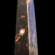 Chocolate Calcite obelisk 110*32*27mm 187g in sunlight - Rocks and Things Store