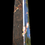 Chocolate Calcite obelisk 110*32*27mm 187g in sunlight - Rocks and Things Store