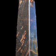 Chocolate Calcite obelisk 110*32*27mm 187g in sunlight - Rocks and Things Store