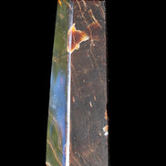 Chocolate Calcite obelisk 110*32*27mm 187g in sunlight - Rocks and Things Store