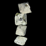 Magnetic Epidote 4 octahedral crystals 15-30mm 31g in sunlight - Rocks and Things Store