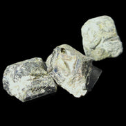 Magnetic Epidote 3 irregular octahedral crystals 15-30mm 30g in sunlight - Rocks and Things Store