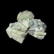 Magnetic Epidote 3 irregular octahedral crystals 15-30mm 30g in sunlight - Rocks and Things Store