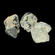 Magnetic Epidote 3 irregular octahedral crystals 15-30mm 30g in sunlight - Rocks and Things Store