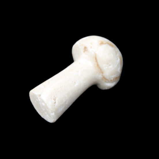 Mottled Calcite mushroom 30-33mm 10g in sunlight - Rocks and Things Store