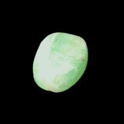 Green Aragonite tumbled stone 20-23mm 8-11g in sunlight - Rocks and Things Store