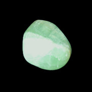 Green Aragonite tumbled stone 20-23mm 8-11g in sunlight - Rocks and Things Store