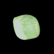 Green Aragonite tumbled stone 20-23mm 8-11g in sunlight - Rocks and Things Store