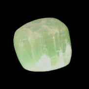 Green Aragonite tumbled stone 20-23mm 8-11g in sunlight - Rocks and Things Store