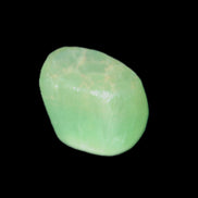Green Aragonite tumbled stone 20-23mm 8-11g in sunlight - Rocks and Things Store