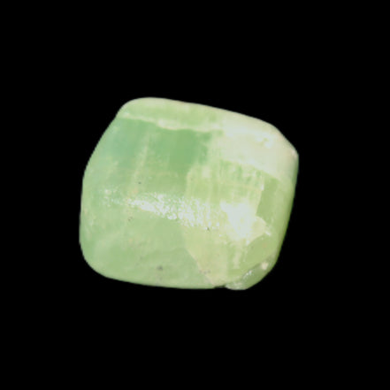 Green Aragonite tumbled stone 20-23mm 8-11g in sunlight - Rocks and Things Store