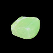 Green Aragonite tumbled stone 20-23mm 8-11g in sunlight - Rocks and Things Store