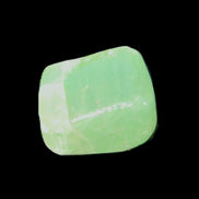 Green Aragonite tumbled stone 20-23mm 8-11g in sunlight - Rocks and Things Store