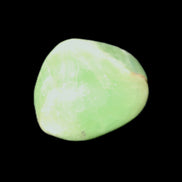 Green Aragonite tumbled stone 20-23mm 8-11g in sunlight - Rocks and Things Store