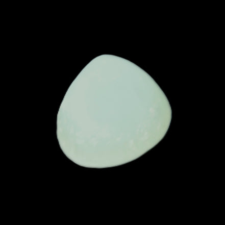 Pistachio Calcite tumbled stone 20-23mm 6-9g in sunlight - Rocks and Things Store