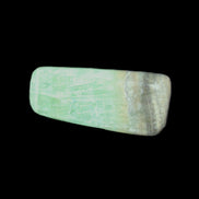 Green Aragonite tumbled stone 31*30*15mm 20g in sunlight - Rocks and Things Store