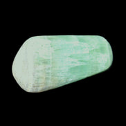 Green Aragonite tumbled stone 31*30*15mm 20g in sunlight - Rocks and Things Store