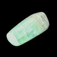 Green Aragonite tumbled stone 31*30*15mm 20g in sunlight - Rocks and Things Store