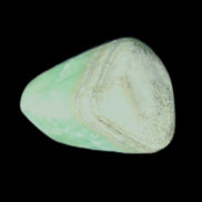 Green Aragonite tumbled stone 31*30*15mm 20g in sunlight - Rocks and Things Store