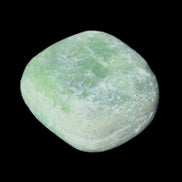 Green Aragonite tumbled stone 30*28*20mm 41g in sunlight - Rocks and Things Store