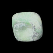 Green Aragonite tumbled stone 30*28*20mm 41g in sunlight - Rocks and Things Store