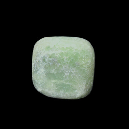 Green Aragonite tumbled stone 30*28*20mm 41g in sunlight - Rocks and Things Store