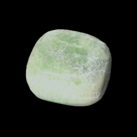 Green Aragonite tumbled stone 30*28*20mm 41g in sunlight - Rocks and Things Store
