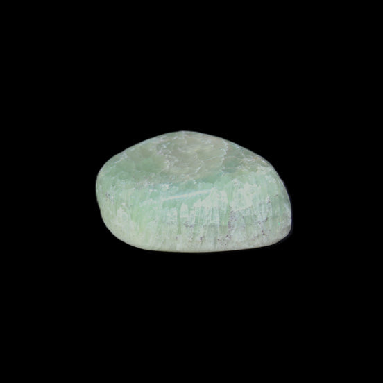 Green Aragonite tumbled stone 30*25*15mm 20g in sunlight - Rocks and Things Store