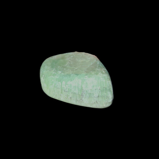Green Aragonite tumbled stone 30*25*15mm 20g in sunlight - Rocks and Things Store