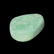 Green Aragonite tumbled stone 30*25*15mm 20g in sunlight - Rocks and Things Store