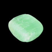 Green Aragonite tumbled stone 30mm 25-27g in sunlight - Rocks and Things Store