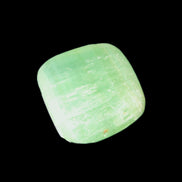 Green Aragonite tumbled stone 30mm 25-27g in sunlight - Rocks and Things Store