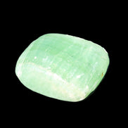 Green Aragonite tumbled stone 30mm 25-27g in sunlight - Rocks and Things Store