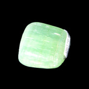 Green Aragonite tumbled stone 30mm 25-27g in sunlight - Rocks and Things Store
