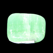 Green Aragonite tumbled stone 30mm 25-27g in sunlight - Rocks and Things Store