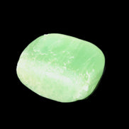 Green Aragonite tumbled stone 30mm 25-27g in sunlight - Rocks and Things Store