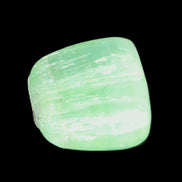 Green Aragonite tumbled stone 30mm 25-27g in sunlight - Rocks and Things Store
