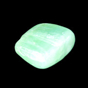 Green Aragonite tumbled stone 30mm 25-27g in sunlight - Rocks and Things Store