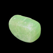 Green Aragonite tumbled stone 30mm 25-27g in sunlight - Rocks and Things Store