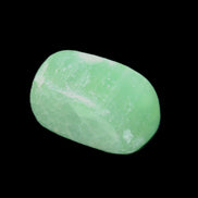 Green Aragonite tumbled stone 30mm 25-27g in sunlight - Rocks and Things Store
