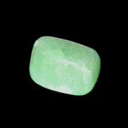 Green Aragonite tumbled stone 30mm 25-27g in sunlight - Rocks and Things Store