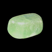 Green Aragonite tumbled stone 30mm 25-27g in sunlight - Rocks and Things Store